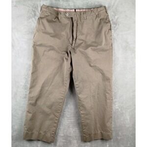 Loro‎ Piana Men's Pants Pocketed 100% Cotton Brown Trousers Italy Size 54 US